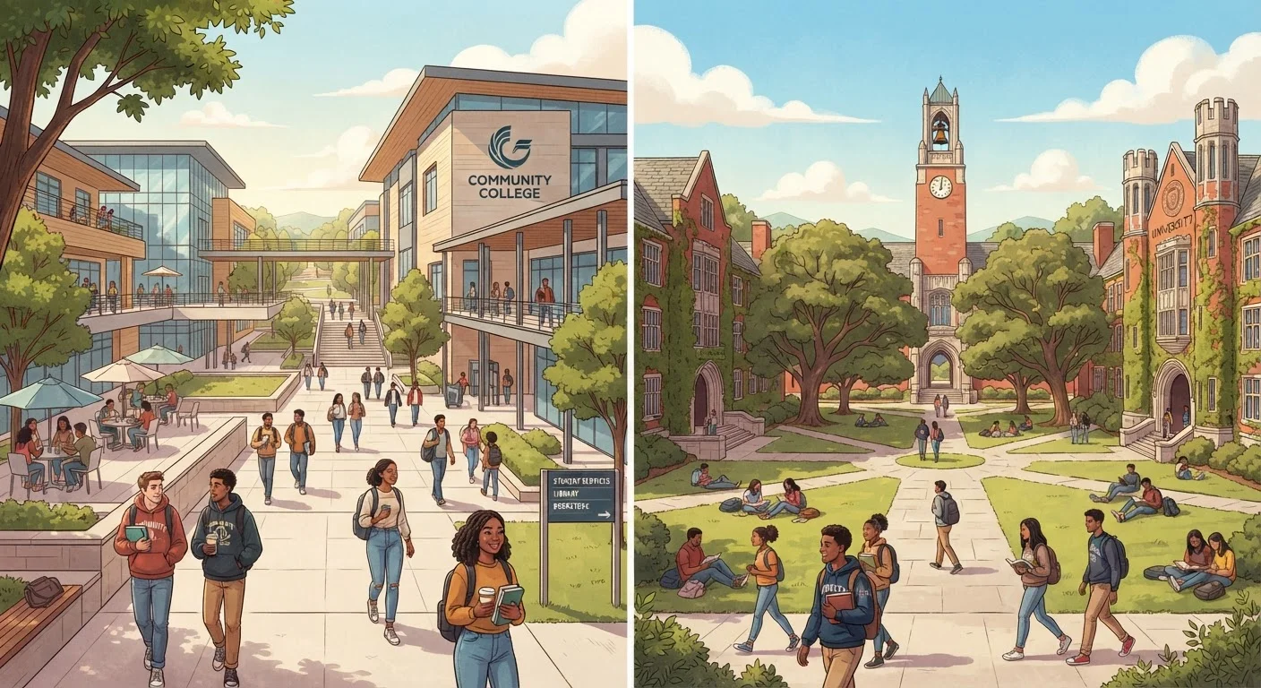 Community College vs. Four-Year University: Thinking Through the First Two Years