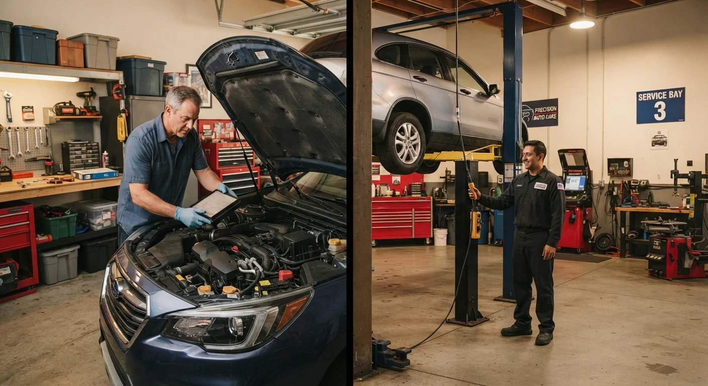 DIY Car Maintenance vs. Taking It to a Shop