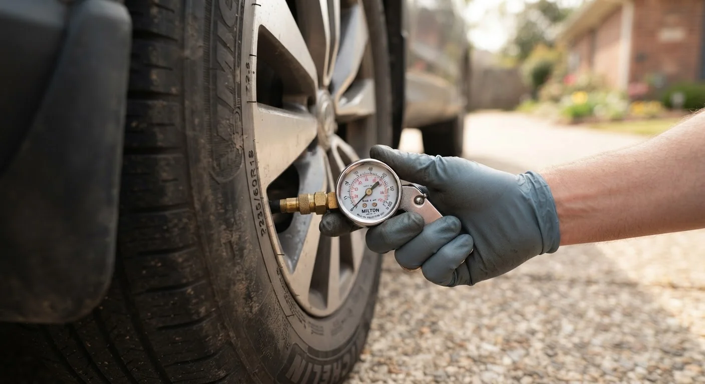 How to Check Your Own Tire Tread and Pressure Safely