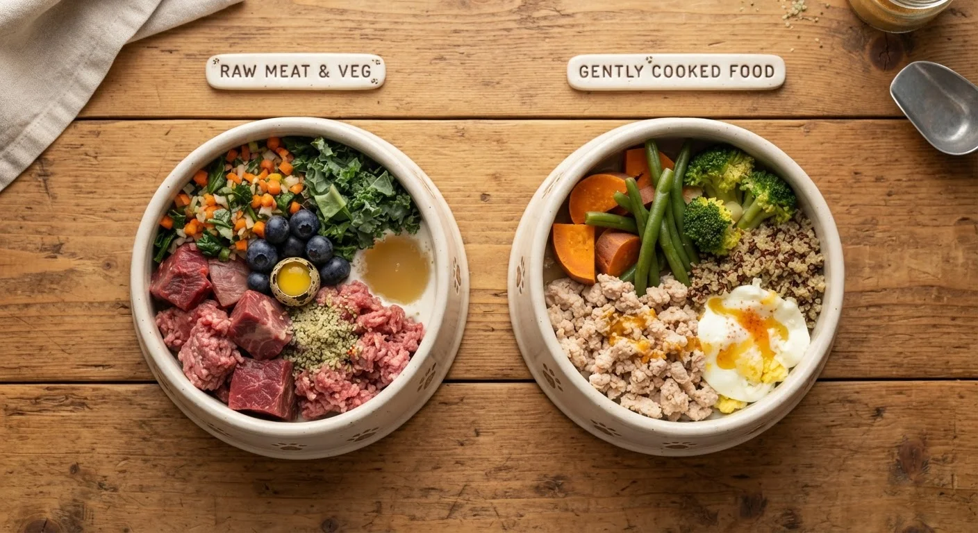 Raw vs. Cooked Diets for Dogs: What the Science Actually Says
