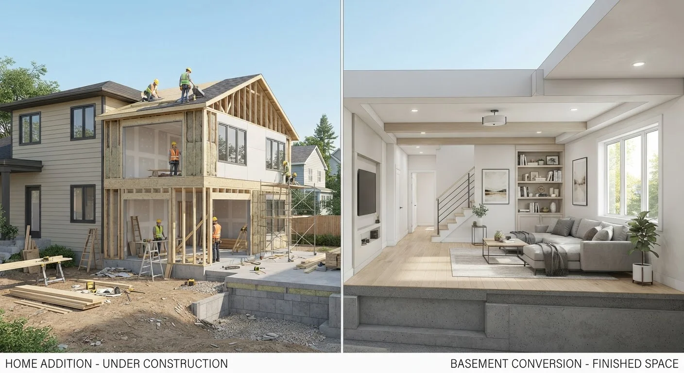 Room Additions vs. Finishing Existing Space: What Really Adds More Value