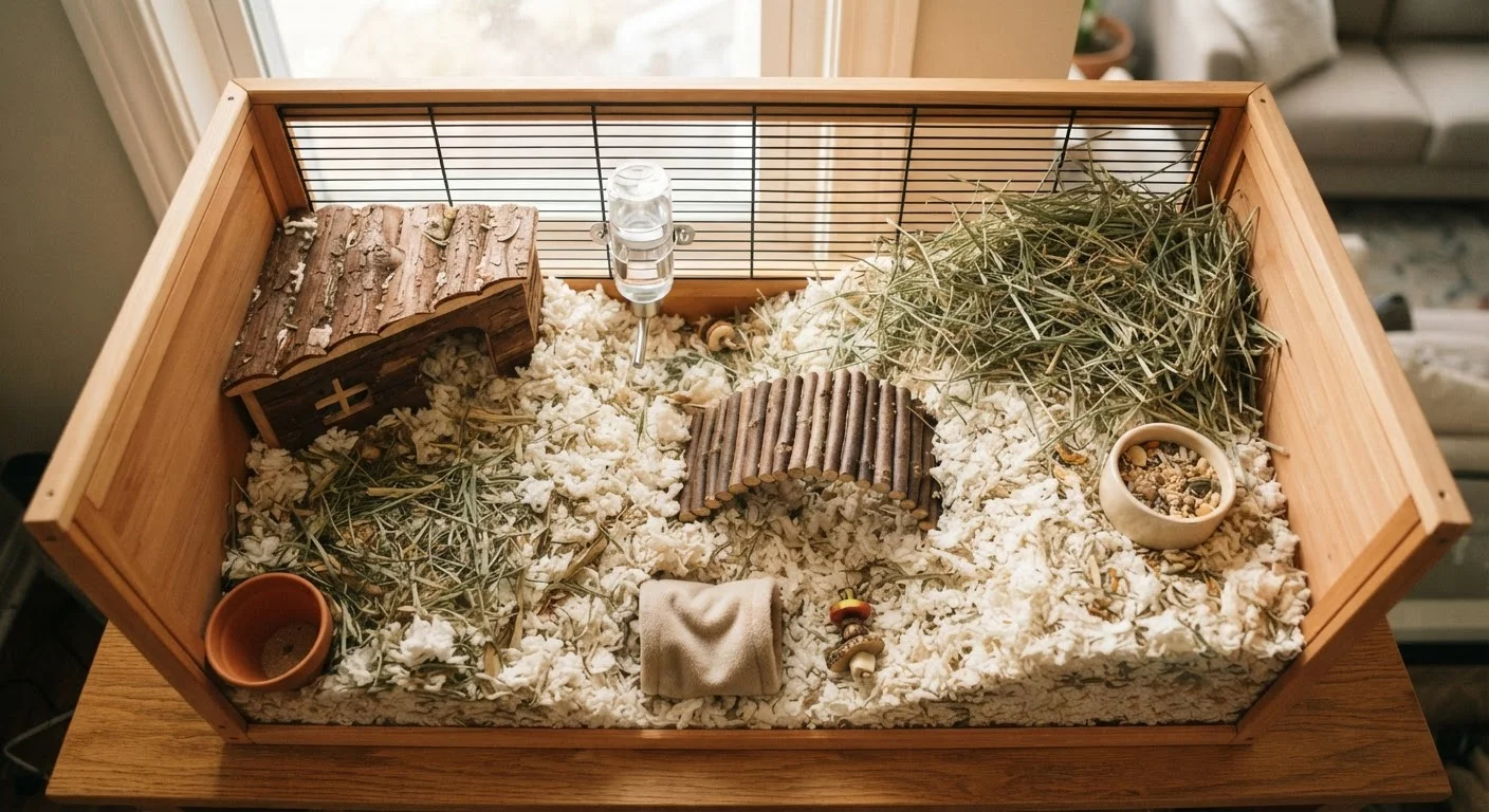 Setting Up a Safe Habitat for a Small Pet from Day One
