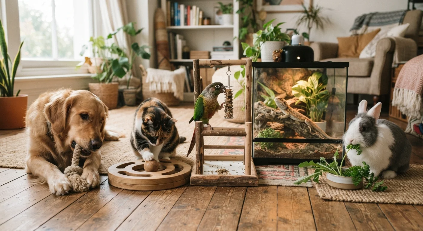 What Responsible Daily Enrichment Looks Like Across Different Pet Types